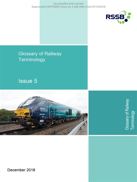 railway transport terminology